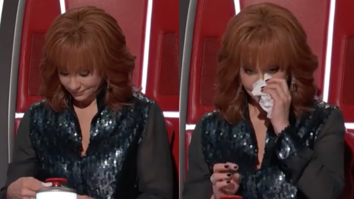 the voice 2024 reba mcentire william alexander audition reaction