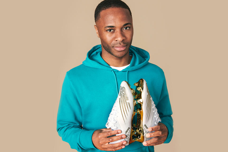 Soccer star Raheem Sterling is now a New Balance athlete. - Credit: Courtesy of New Balance