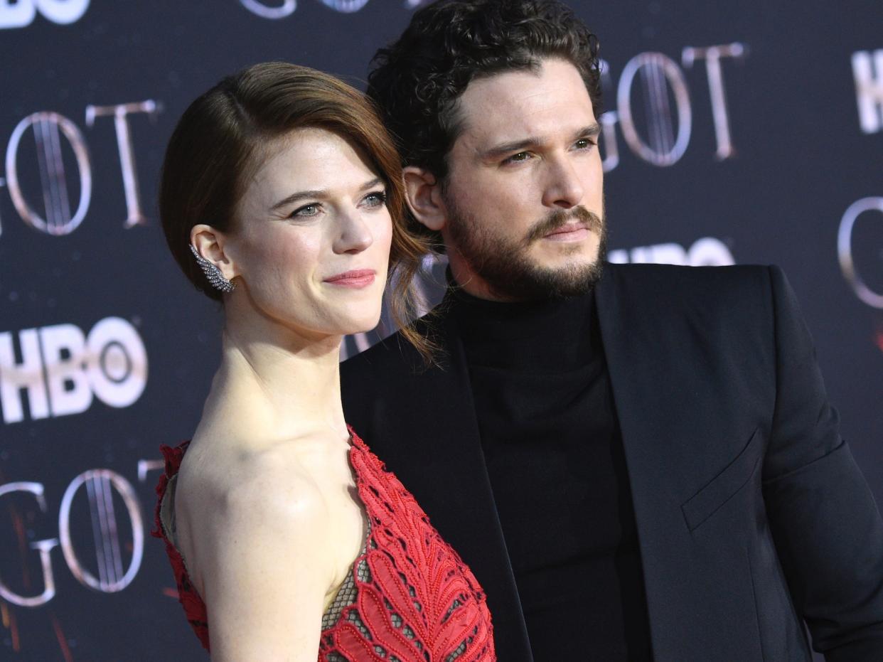 rose leslie kit harington april 2019