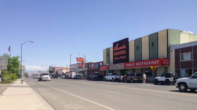 Battle Mountain Nevada downtown main street