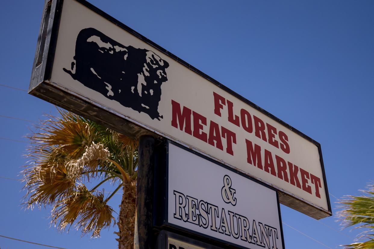Flores Meat Market and Restaurant at 1781 N Zaragoza Road in East El Paso.