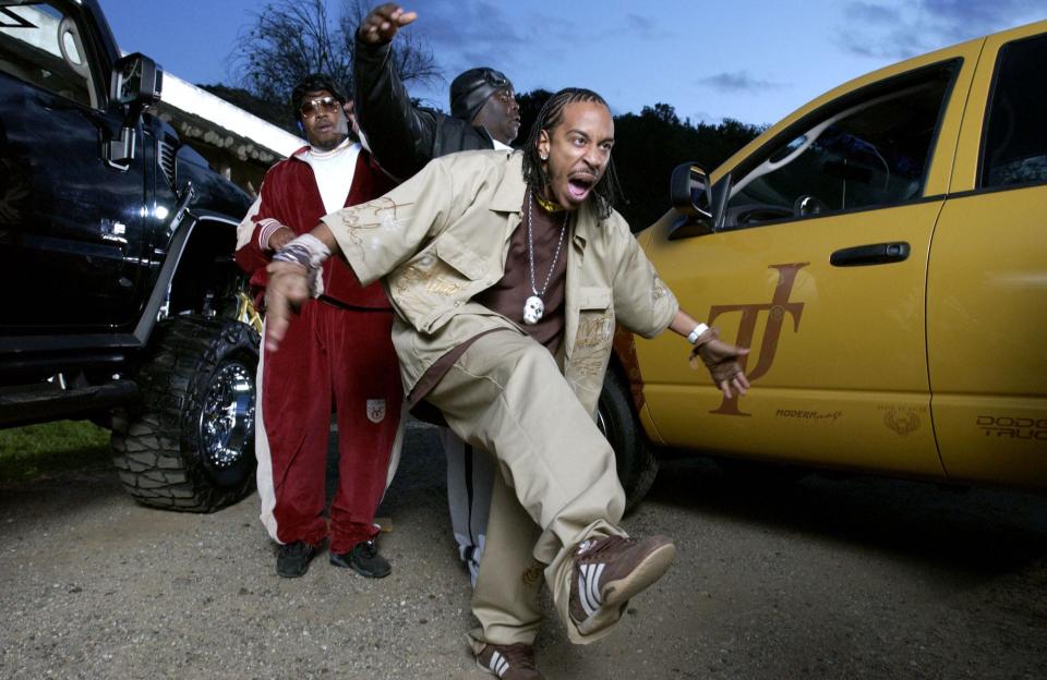Ludacris shooting the video for "2 Fast 2 Furious." April 22, 2003.