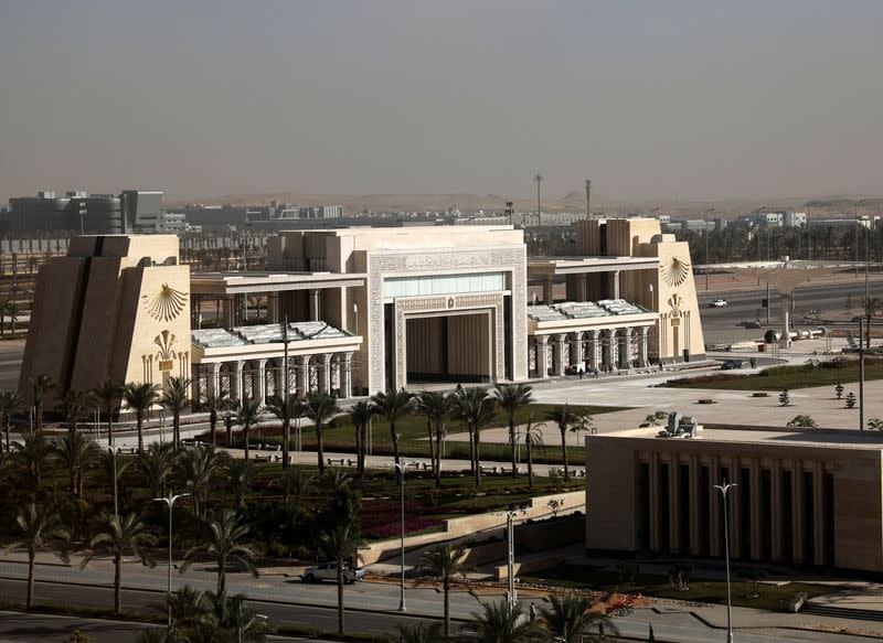 General view of new building of the Egyptian Parliament at the NAC in the east of Cairo