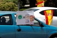 Protest against the government's handling of the coronavirus disease (COVID-19) outbreak, in Malaga