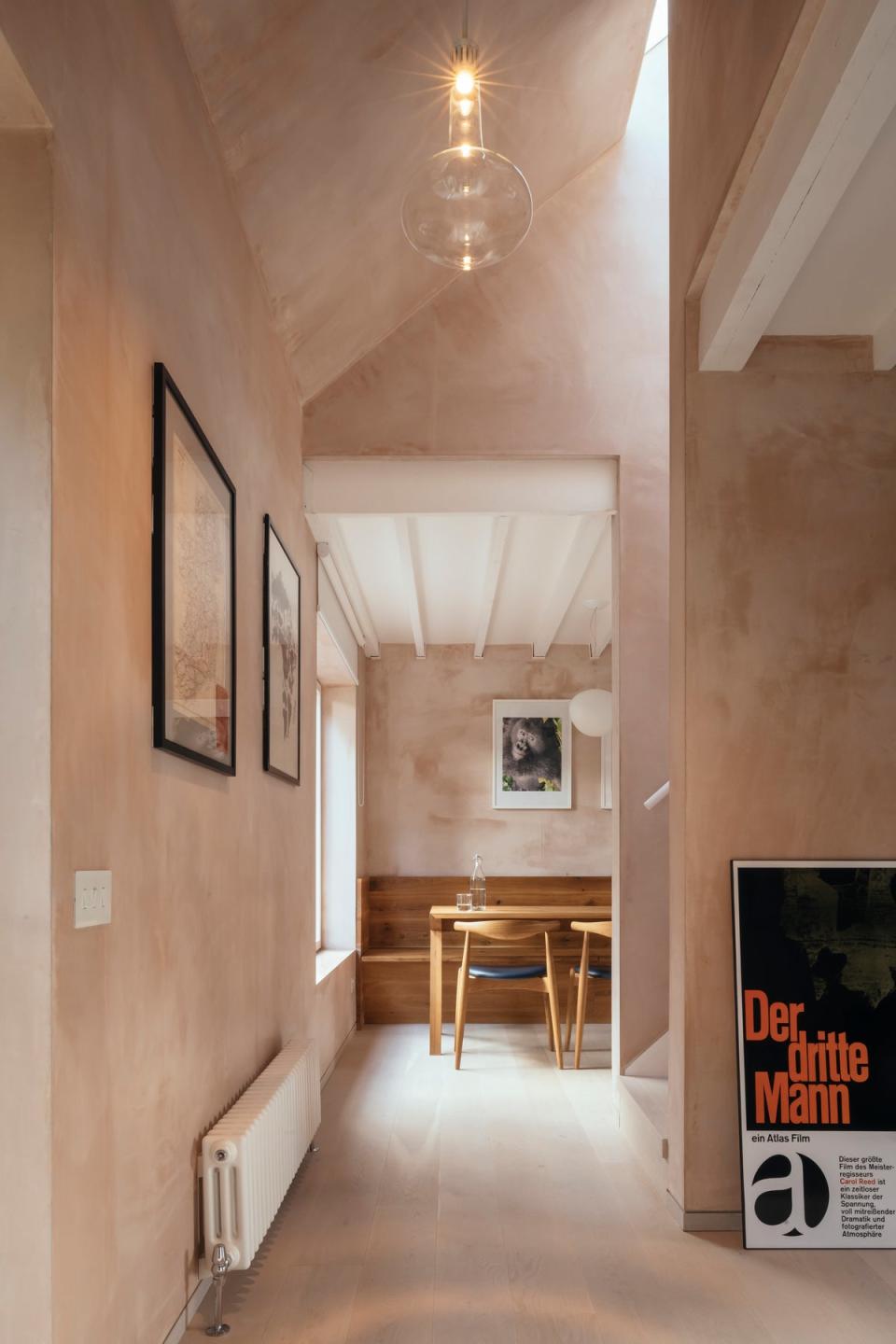 VATRAA Architecture transformed a 1980s council house using pink plaster (Jim Stephenson)