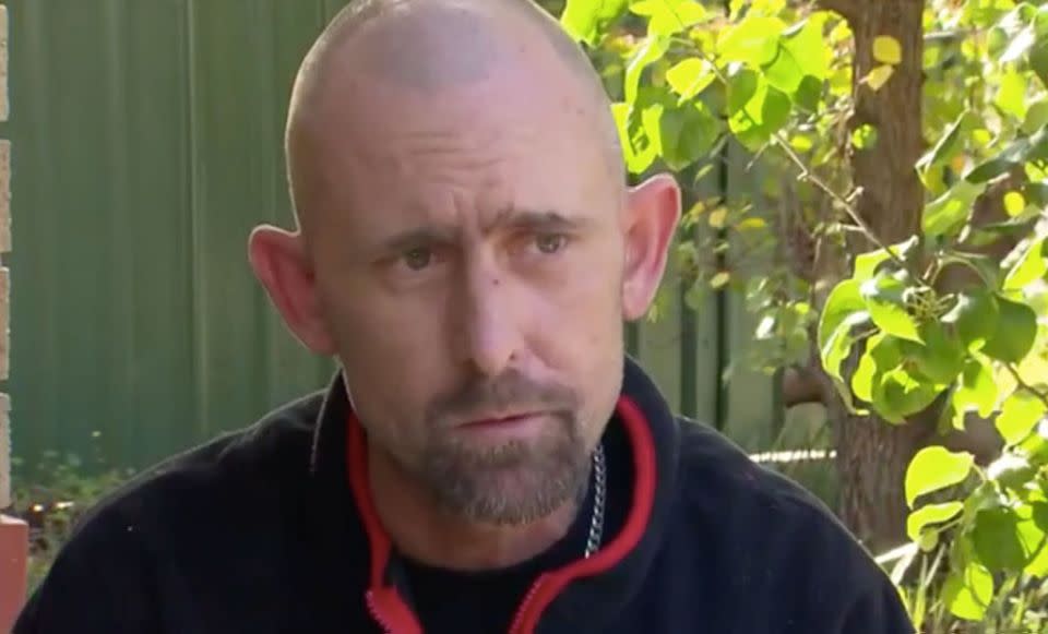 Heartbroken father Mick Clarke said he was devastated to hear of Jacob's death. Photo: 7 News