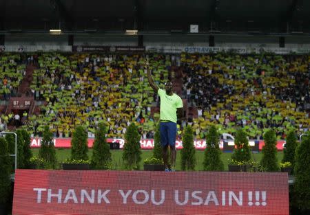 Athletics - Golden Spike Meeting - Ostrava, Czech Republic - June 28, 2017- Jamaica's Usain Bolt in action REUTERS/David W Cerny