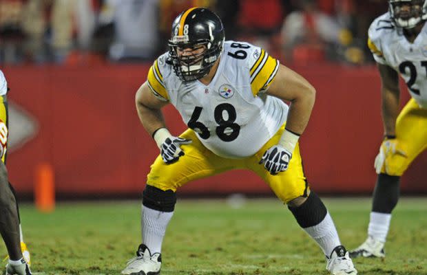 Chris playing for the Steelers. Source: Getty