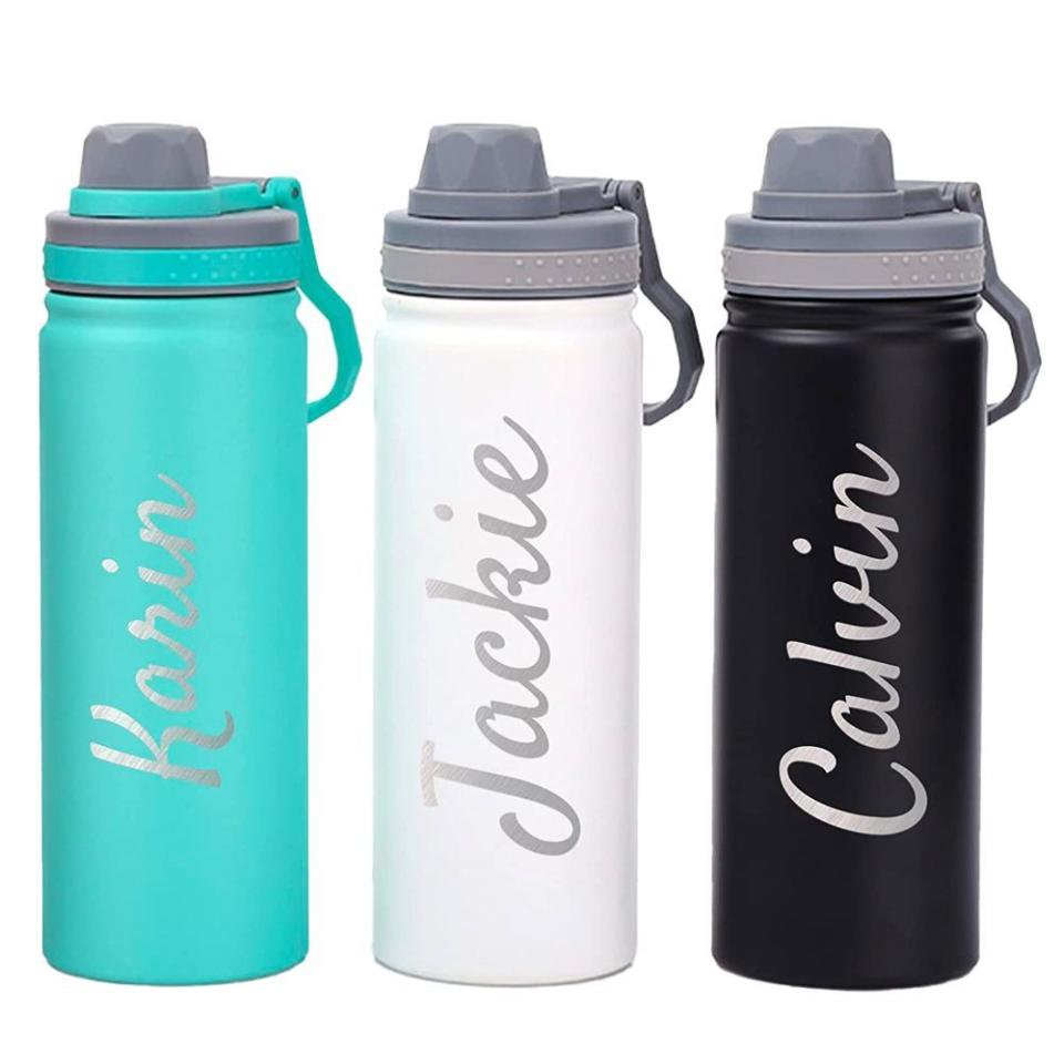 20) Personalized Water Bottle