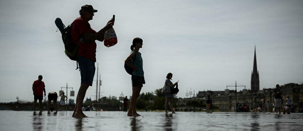 La canicule, ici à Bordeaux, va se poursuivre ce week-end. 
