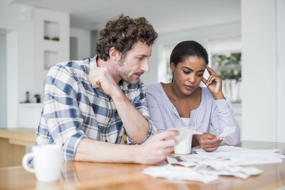 Home owners think to sell as property prices slump. Source: Getty