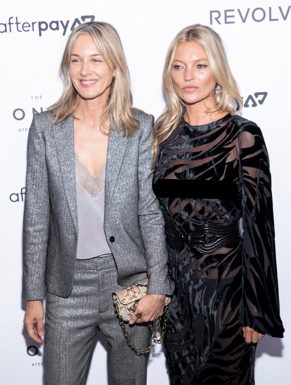 Cecilia Bonstrom and Kate Moss in New York City in 2019.