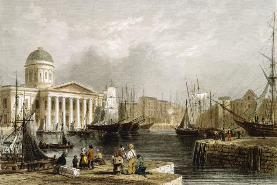 Canning dock, Liverpool, 1841