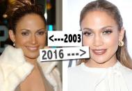 <p>J Lo a beaucoup de <i>self-control</i>. Elle <a href="https://www.yahoo.com/beauty/jennifer-aniston-opens-up-on-aging-style-perfect-94103877638.html" data-ylk="slk:affirme ne jamais avoir pris le soleil pendant sa jeunesse;elm:context_link;itc:0;sec:content-canvas;outcm:mb_qualified_link;_E:mb_qualified_link;ct:story;" class="link  yahoo-link">affirme ne jamais avoir pris le soleil pendant sa jeunesse </a>et ne boit apparemment ni café, ni alcool. Et puis, elle mange sainement aussi. <i>[Photo : PA/Getty/Yahoo Style UK]</i></p>