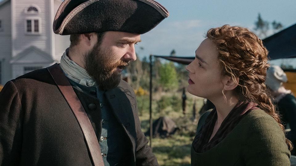 Richard Rankin and Sophie Skelton star in Outlander season seven