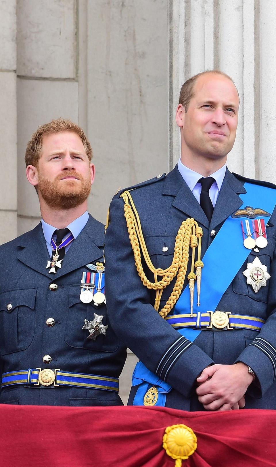 Harry and William, before the major tension, in 2018 (Getty)