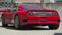 <p>For testing the Enzo's drivetrain on the road, Ferrari used the body of <a rel="nofollow noopener" href="https://www.roadandtrack.com/car-culture/a14007956/listen-to-the-best-ferrari-v8-of-the-1990s/" target="_blank" data-ylk="slk:a 348;elm:context_link;itc:0;sec:content-canvas" class="link ">a 348</a>, stretched and widened to fit that big V12 engine and massive tires. It looks much cooler than the normal 348, and some might say even better than <a rel="nofollow noopener" href="https://www.roadandtrack.com/car-culture/a9911187/first-drive-enzo-ferrari/" target="_blank" data-ylk="slk:the production Enzo;elm:context_link;itc:0;sec:content-canvas" class="link ">the production Enzo</a>. </p>