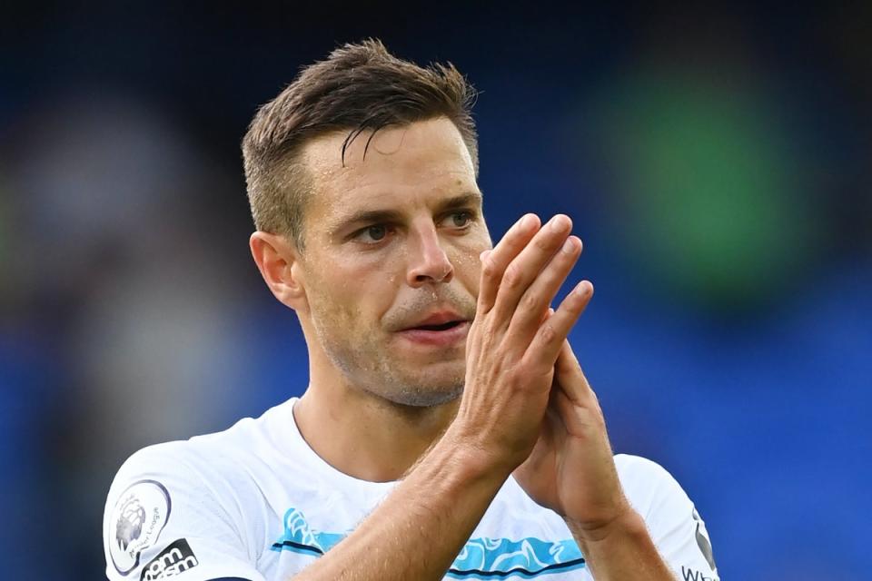 Cesar Azpilicueta signed a new two-year contract at Chelsea despite Barcelona’s interest (Chelsea FC via Getty Images)