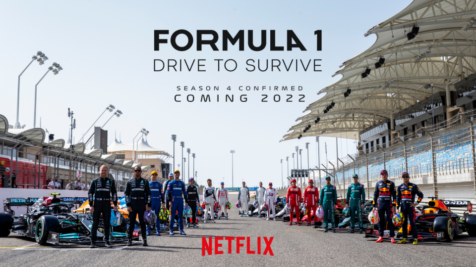大獲好評的 《Formula 1：Drive to Survive》第四季明年回歸！