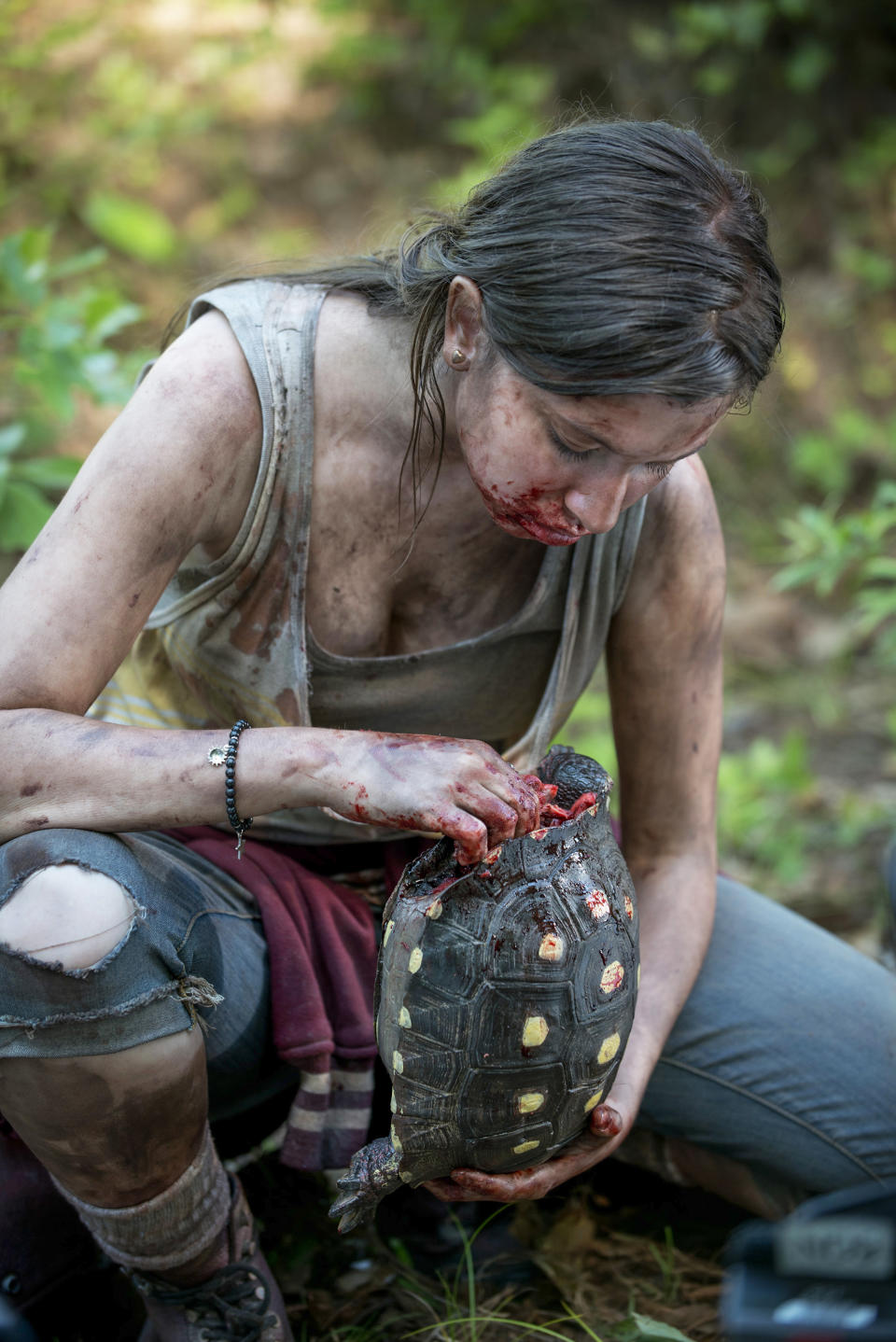 Katelyn Nacon as Enid in <i>The Walking Dead</i> (Photo: Gene Page/AMC)