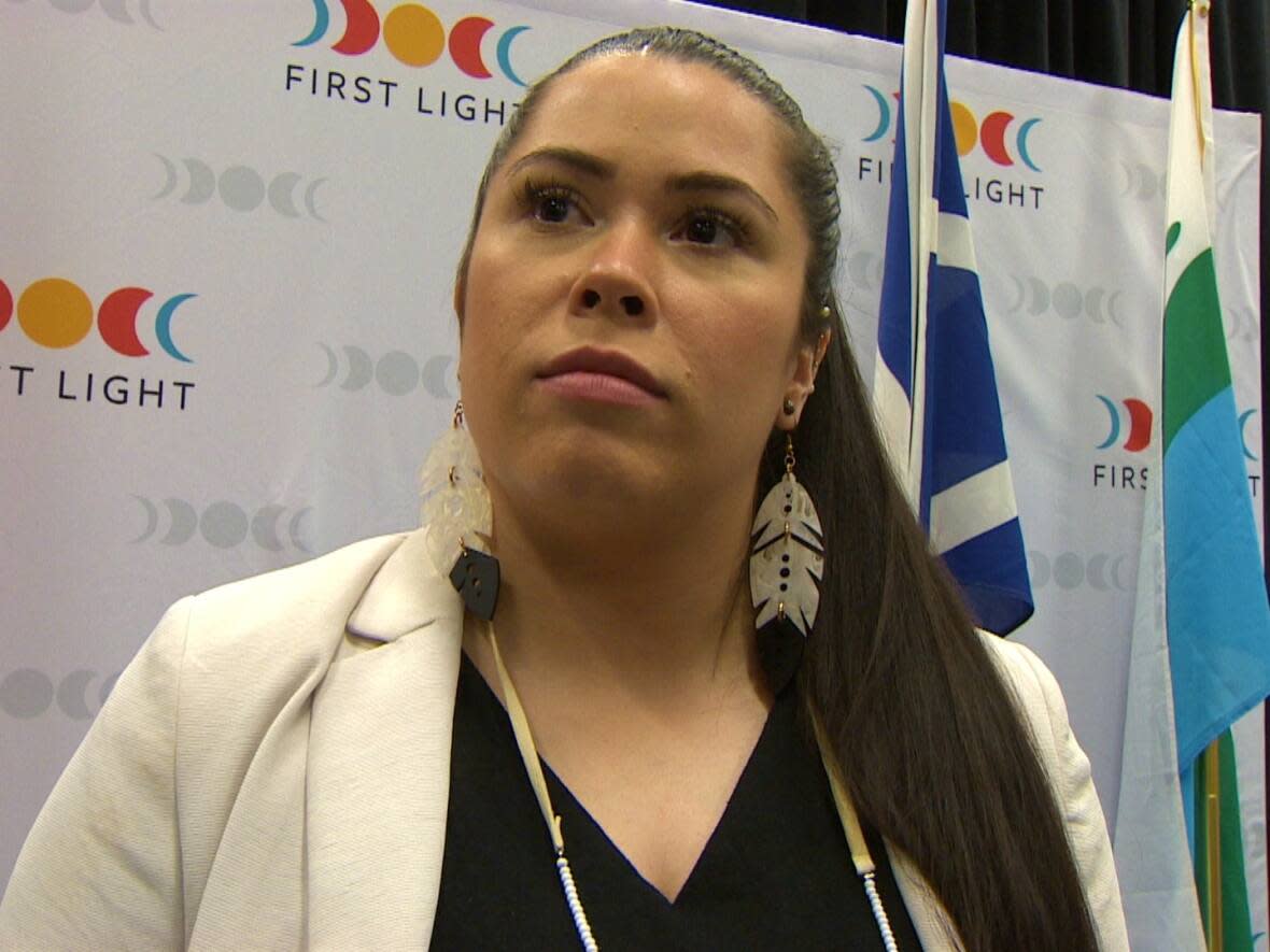 First Light executive director Stacey Howse says the plan is a guide for a community where the rights of Indigenous people are supported and respected.  (Mark Quinn/CBC - image credit)