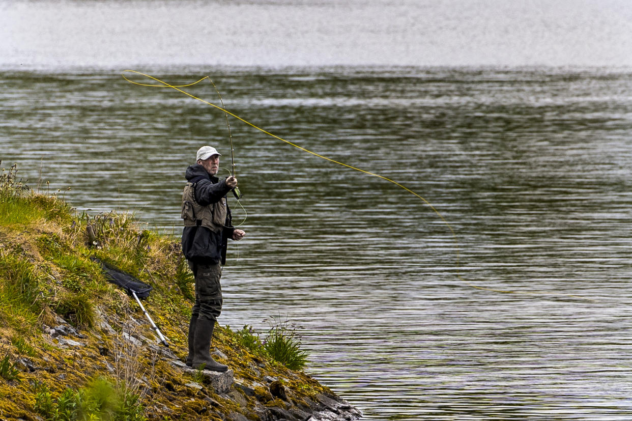 An angler