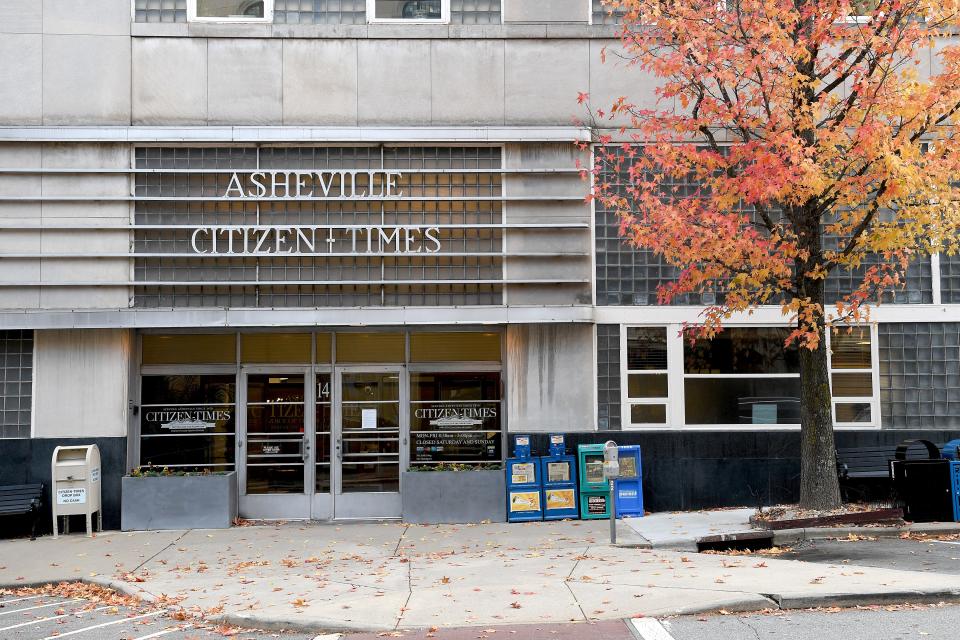 The Asheville Citizen Times building was built at 14 O Henry Ave. downtown in 1939. The newsroom will leave the building after 85 years.