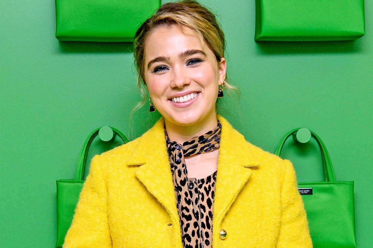 NEW YORK, NEW YORK - FEBRUARY 10: Haley Lu Richardson attends the Kate Spade New York presentation during New York Fashion Week 2023 at The Whitney Museum of American Art on February 10, 2023 in New York City. (Photo by Roy Rochlin/Getty Images)