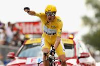 <p>2012 saw Wiggins become the first Briton to win the world-famous Tour de France by 3’21” from teammate Chris Froome. It capped a stellar year on the road for Wiggins, who became the first, and is currently the only person in history to win the Paris-Nice, the Tour de Romandie, the Critérium du Dauphiné and ‘Le Tour’ in a single season.</p>