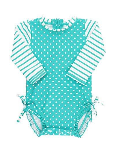 10) RuffleButts Baby/Toddler Long Sleeve One Piece Swimsuit