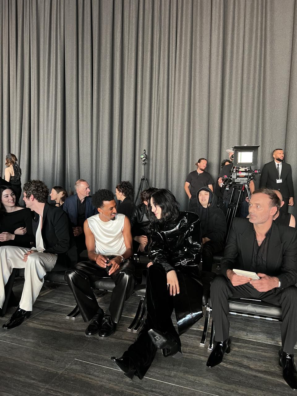 Travis Bennett Attends the Saint Laurent Mens Show in Berlin