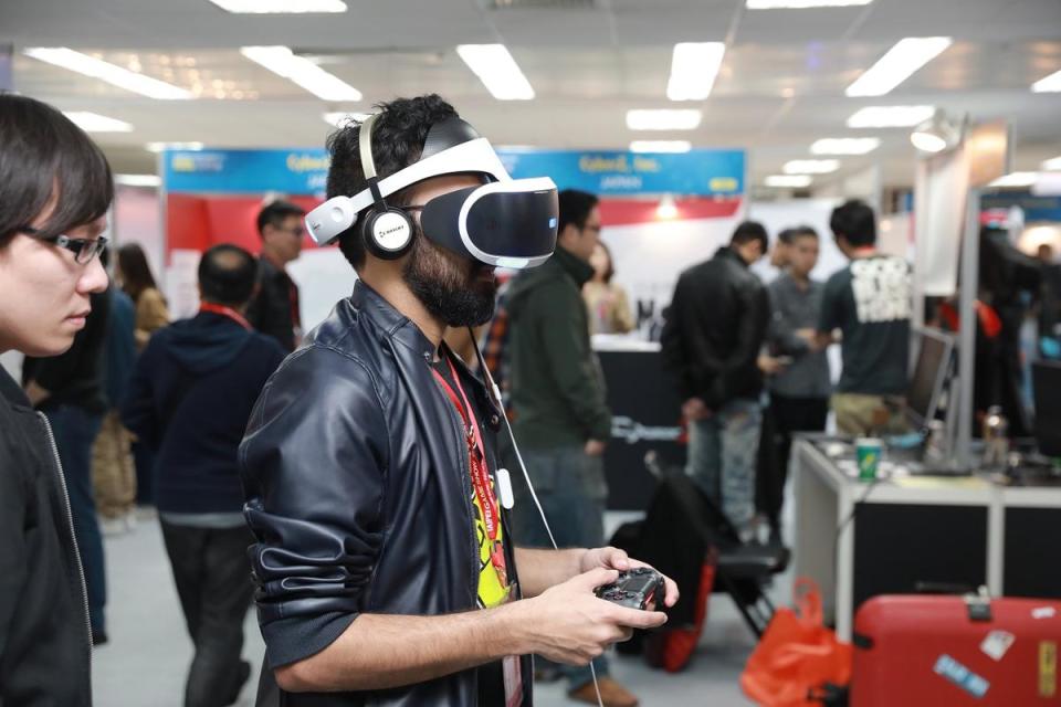 VR遊戲仍是今年展場重點之一。（台北電玩展提供）