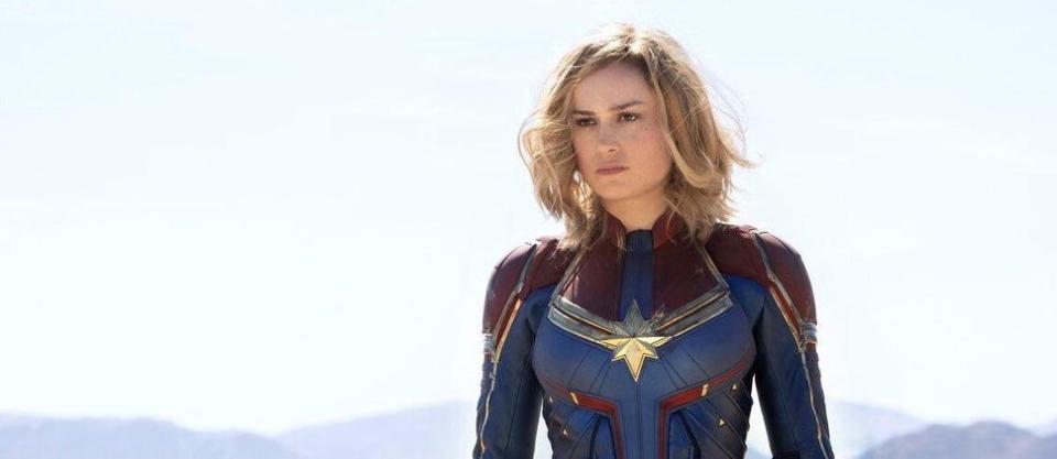 Brie Larson in <em>Captain Marvel</em> (Marvel Studios)