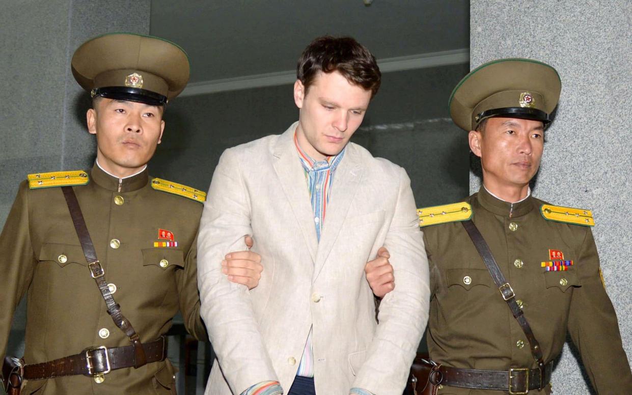 Otto Frederick Warmbier in North Korean custody - REUTERS