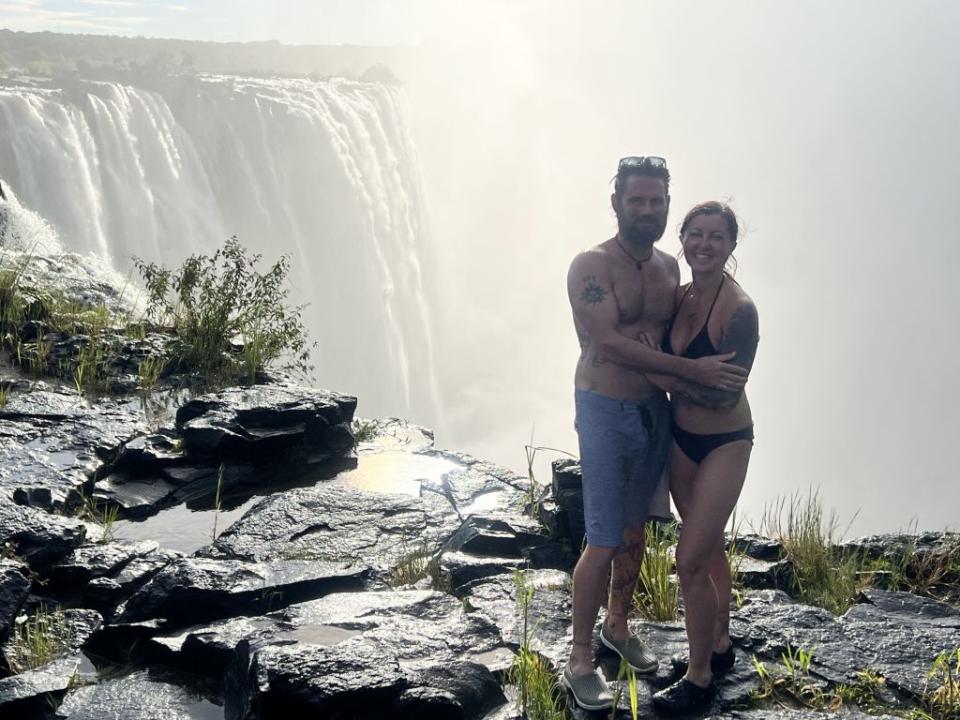 The couple runs the Born To Dream Tours safari company, where guests are given the opportunity to add an “excursion” to their safaris with a visit to Victoria Falls through a partnering tour company. Kennedy News/Kristin Torres