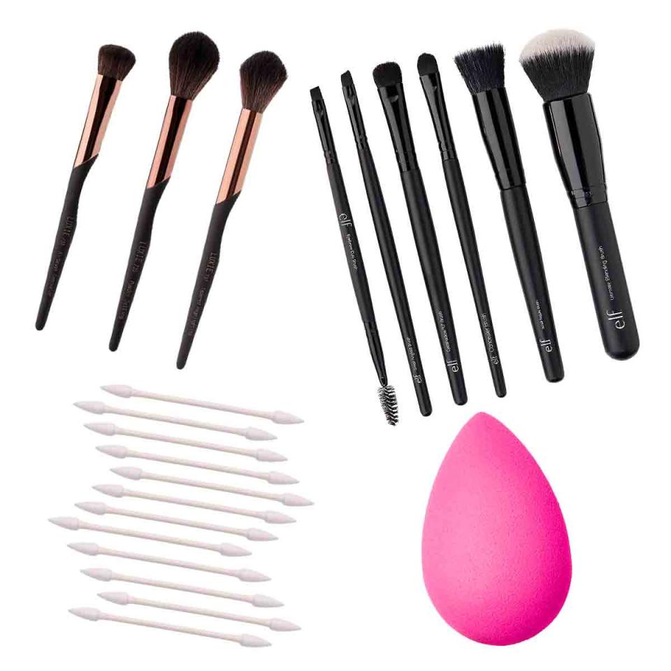 Brushes, Sponges, and Q-tips