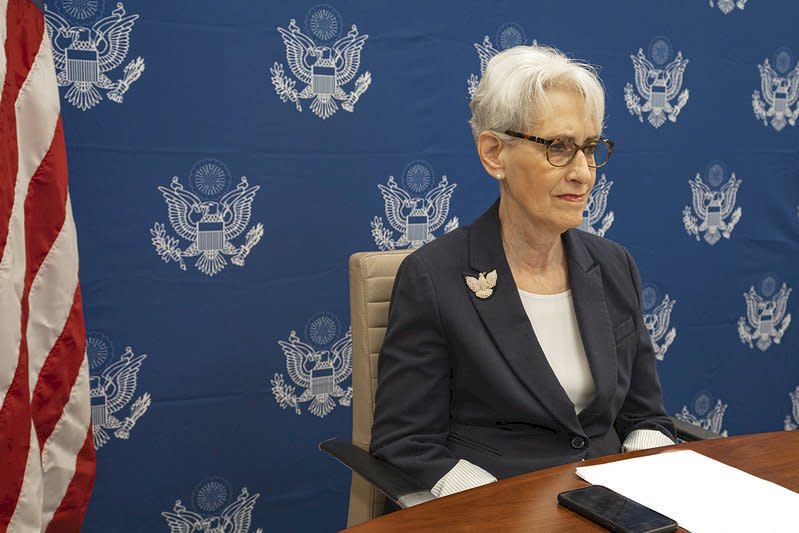 美國務院副國務卿雪蔓（Wendy Sherman）2日譴責中國對歐洲安全、經濟和價值觀構成挑戰。圖：Wendy Sherman Twitter