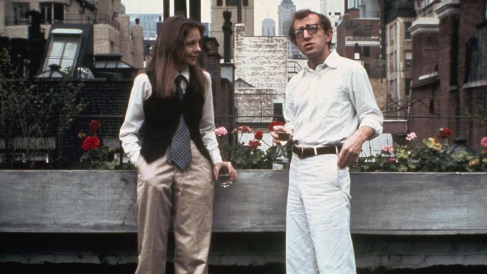 Diane Keaton and Woody Allen in Annie Hall, 1977