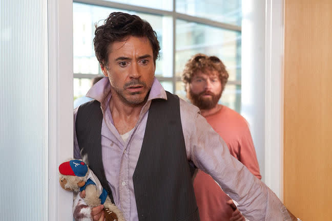 <p>Starring Robert Downey Jr. and Zach Galifianakis</p>