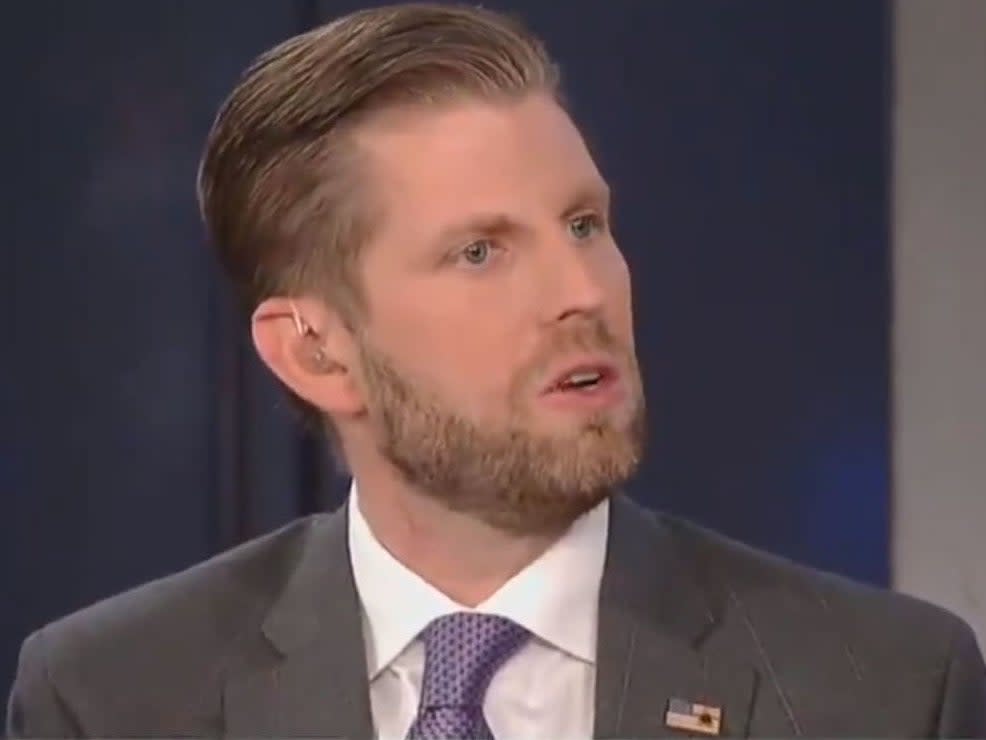 Eric Trump falsely claimed 30,000 people attended his Father's rally on Monday: (Fox News)