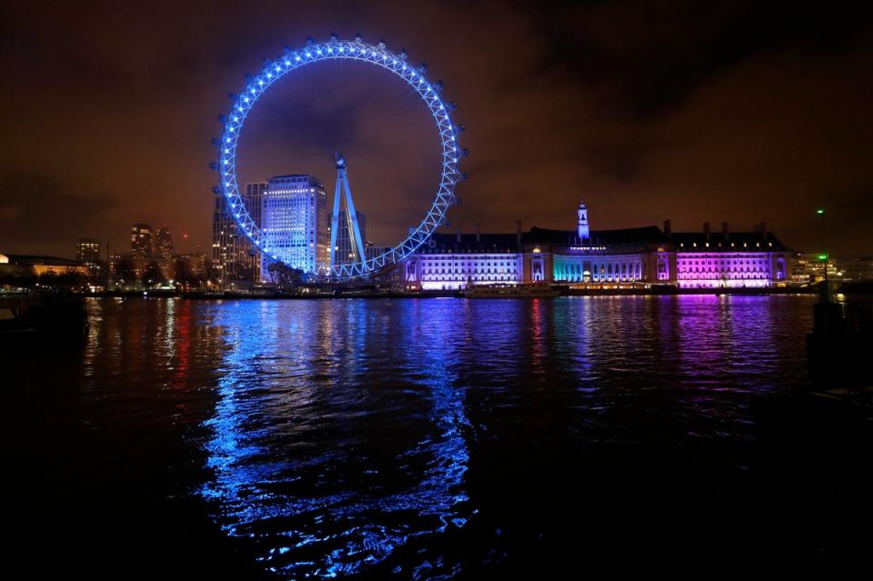 Focus on your photography skills as you capture London at night (AP/ Kirsty Wigglesworth)