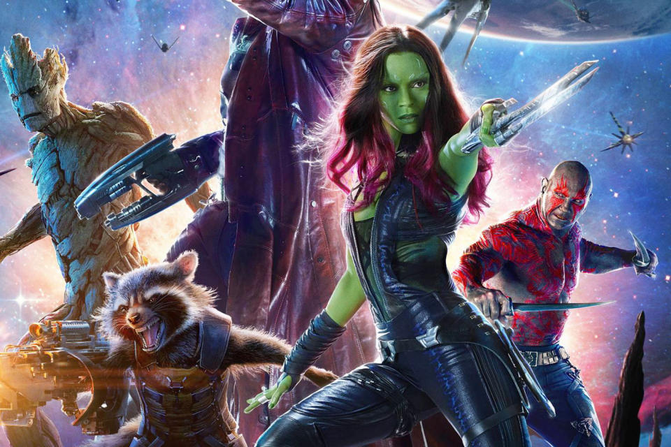 <p>Darüber freute sich Wildes Kollegin Zoe Saldana. Sie konnte mit den “Guardians of the Galaxy” nach “Star Trek” gleich zwei Rollen in einer Mega-Franchise verbuchen. (Bild: ddp/INTERTOPICS/LMKMEDIA Ltd.) </p>