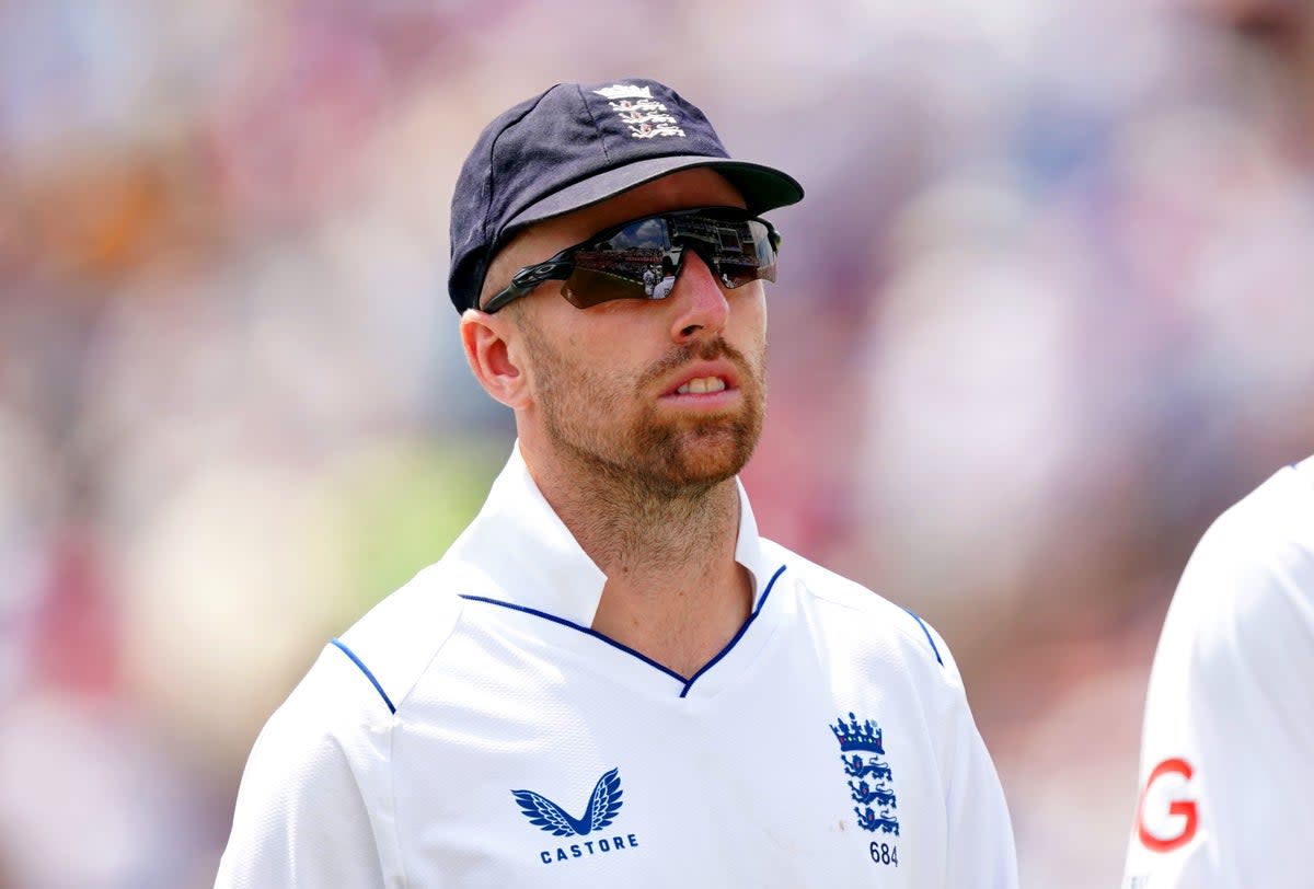 Jack Leach is England’s latest victim to injury before the Ashes (PA)