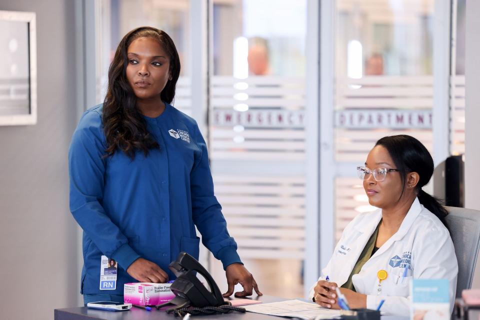 marlyne barrett, renelle noelle, chicago med