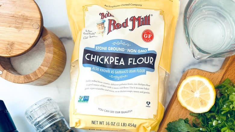 bag of chickpea flour