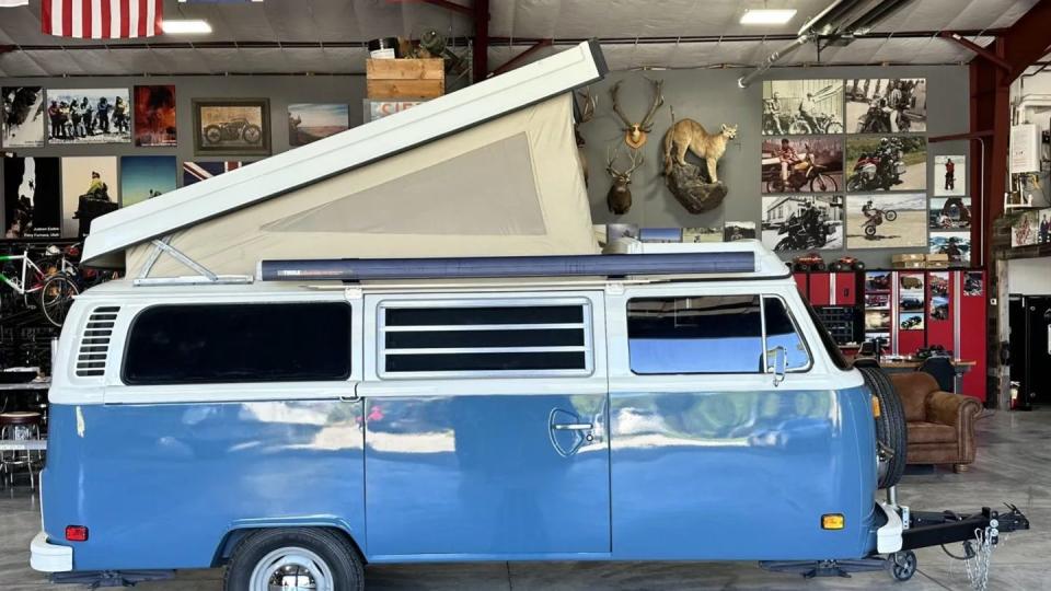 volkswagen type 2 bus camper trailer