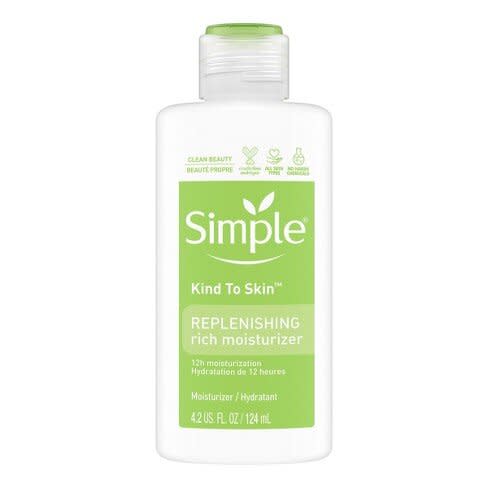 best-moisturizer-for-combination-skin-Simple Kind to Skin Replenishing Rich Moisturizer