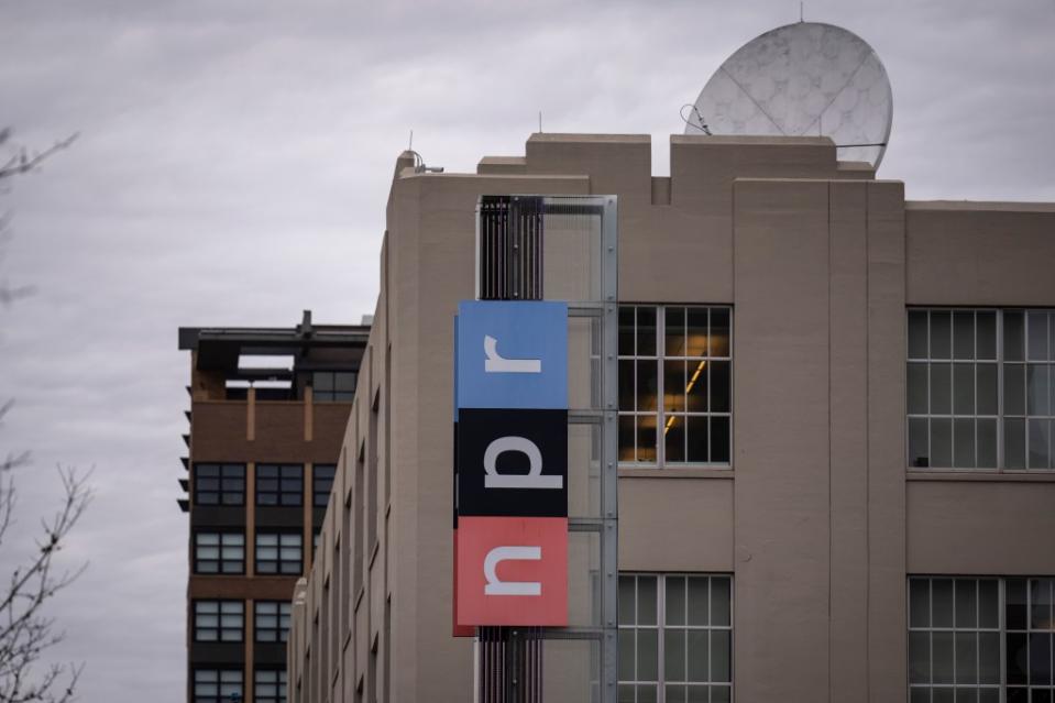 A view of the National Public Radio (NPR) headquarters on North Capitol Street February 22, 2023 in Washington, DC. Getty Images