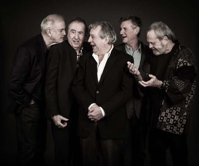 John Cleese, Eric Idle, the late Terry Jones, Sir Michael Palin and Terry Gilliam