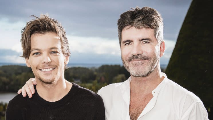 Louis is managed by Simon Cowell.